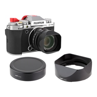 号歌适用于Fujifilm/富士XF35mm F2镜头金属方形遮光罩 XF23mmf/2 R WR,XC35mmf2龙镜头XT5XT50XS20相机配件