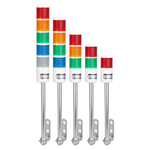 T50C侧装式多层警示灯闪光设备信号灯LED三色灯24V闪烁声光报警器