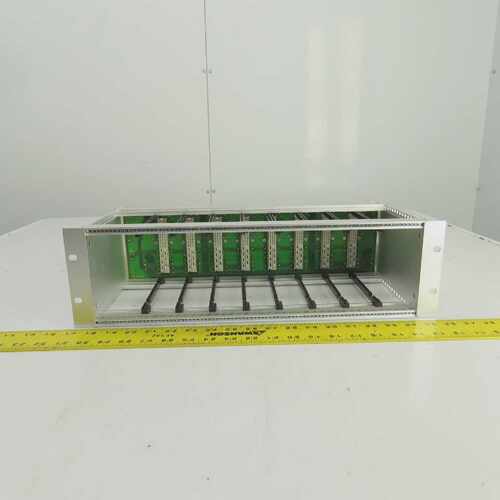 Bobst 707-FP 04 0704152702 8-Slot CPU Circuit Board Rack