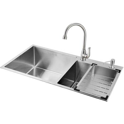 绿太阳不锈钢洗菜盆双槽厨房水槽