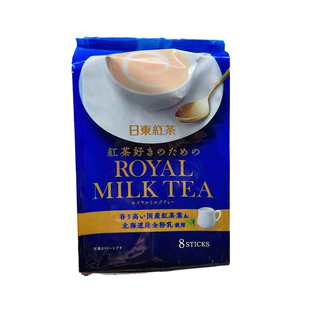 包邮日本现货Royal日东红茶奶茶醇香北海道牛乳8本112g人气推荐