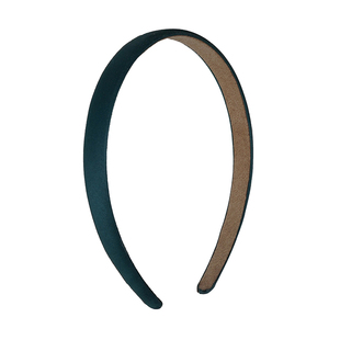 Manggis Vintage刘亦菲定制手工法式复古缎面发卡牛油果绿色发箍