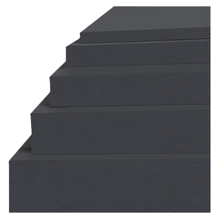 加硬加厚黑色海绵块高密度包装内衬定制工具箱防震隔音垫软包材料