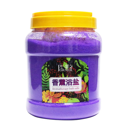 薰衣草香薰浴盐SPA沐浴盐洗浴盐足浴盐美甲盐全身泡澡泡脚盐嫩肤