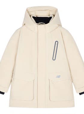 Newbalance童装中长款保暖羽绒服