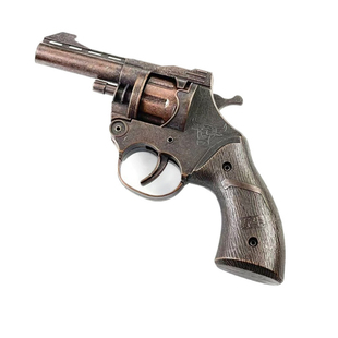 金属野牛左轮手枪怀旧造型不可发射打响仿真合金玩具枪礼物模型