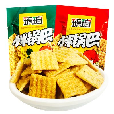 琥珀好吃不贵怀旧零食小米锅巴