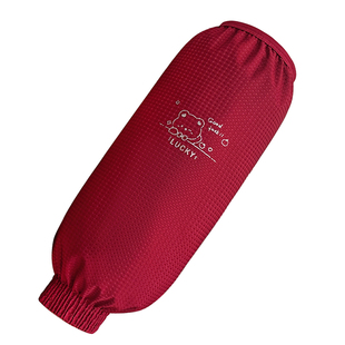 秋冬罗口成人长款宽松防水袖套防油干活防脏套袖男女羽绒服手袖头