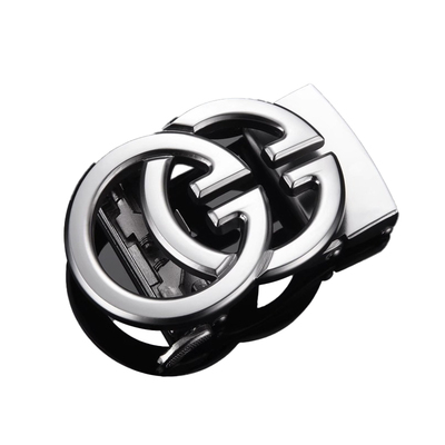 皮带头自动扣字母高档合金扣头