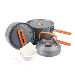 火枫盛宴4户外便携套锅折叠锅水壶炉具餐具野营炊具露营锅具套装