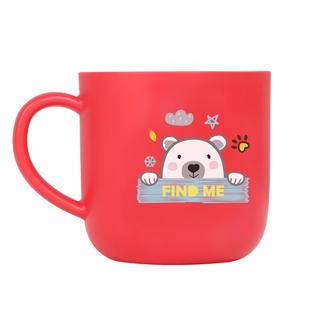 BEEDINGKA儿童水杯宝宝牙杯可爱漱口杯幼儿园喝牛奶杯带把手塑料