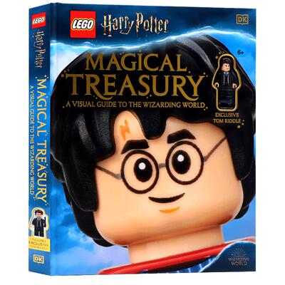 现货DK乐高哈利波特魔法宝库魔法世界视觉指南英文原版绘本 LEGO Harry Potter Magical Treasury 儿童艺术启蒙绘本乐高科普带公仔