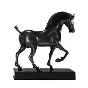 阿斯蒙迪达芬奇Da Vinci马青铜雕塑艺术品马摆件欧式收藏艺术品
