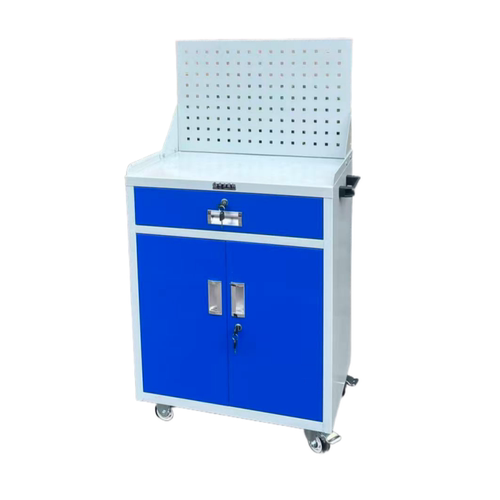 加厚工具柜双开门加强抽屉式五金工具箱铁皮柜工具车多功能维修车