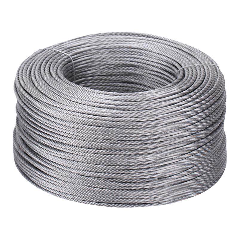 镀锌钢丝绳2mm-15mm捆绑固定钢丝绳生命线安全绳装饰拉线挂灯吊牌