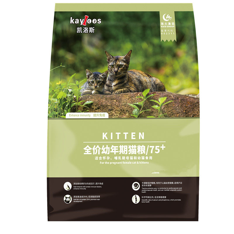 凯洛斯猫粮美毛亮眼去泪痕助消化