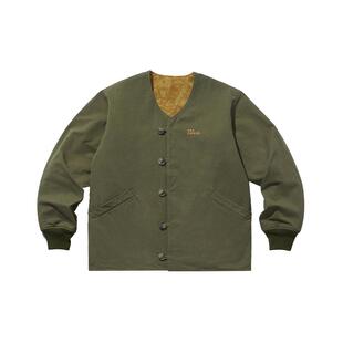 oddCIRKUS摇粒绒夹克 日系街头双面穿外套夹克美式无领夹男女同款