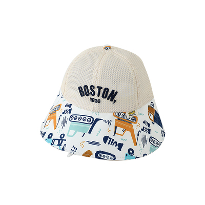 宝宝帽子夏季网眼男女童鸭舌帽