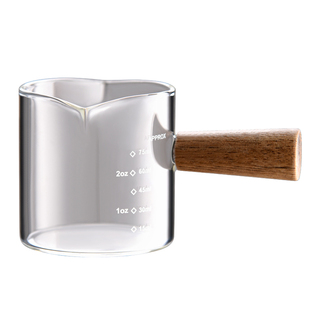 Obod意式浓缩萃取杯耐热咖啡杯玻璃杯小奶盅带刻度量杯shot盎司杯