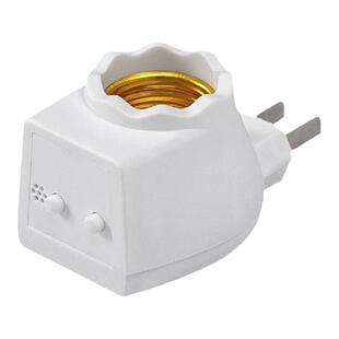 遥控LED灯座小夜灯带可定时调光插座灯宿舍卧室床头学习小夜灯