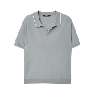 [接触瞬间凉感]JODOLL乔顿男士翻领海鸥领POLO衫夏季肌理感可机洗