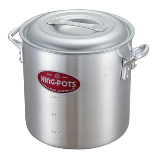 日本中尾铝nakao双耳高汤锅铝制深汤锅咖喱炖煮锅带盖寸胴锅N-1