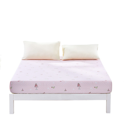 富安娜长绒棉儿童单件床笠全棉纯棉床罩防滑床单床垫套罩床套