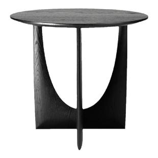 ethnicraft进口白橡木纯实木柚木小茶几沙发边几客厅家具小桌子