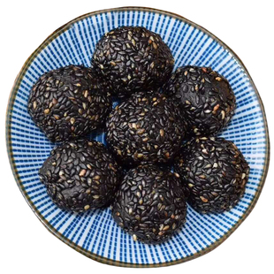 九蒸九晒零食桑麻丸芝麻球纯手工新鲜九制无糖精孕妇养生