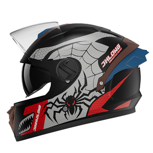 君豪龙3C认证摩托车头盔男电动车冬安全帽保暖防寒全覆式新款全盔