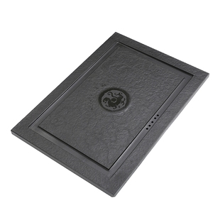 茶桌电磁炉空位嵌入式乌金石盖板37*20覆盖内嵌可以定制尺寸图案