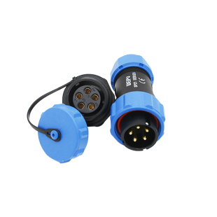 weipu威浦航空插头SP13 2-3三4四567七孔9芯 塑料IP68防水连接器