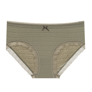 泡泡内裤女士棉质裆2023新款爆款时尚性感蕾丝女生中腰抗菌三角裤