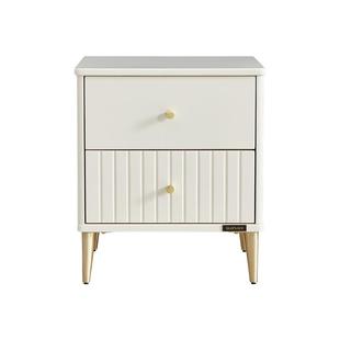 全友家居现代轻奢抽屉床头柜2025新款简约卧室家用收纳储物柜子