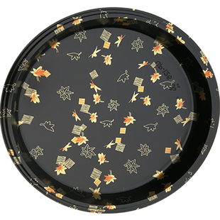 大圆盘寿司盒250 拼盘盒一次性外卖盒圆形高档礼品盒刺身盒