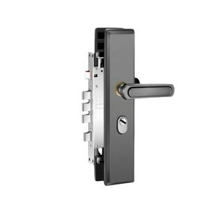 防盗门锁套装家用通用型入户大门把超C级木门大门门把手机械门锁