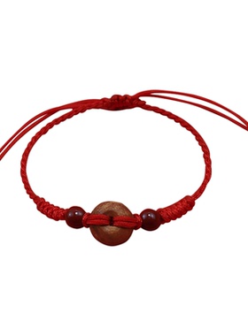 泰山真桃木桃核儿童成人护身锦鲤