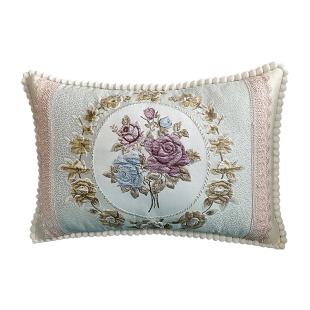 买一送一沙发靠垫护腰大靠背2023新款抱枕套罩长方形床头椅子靠枕