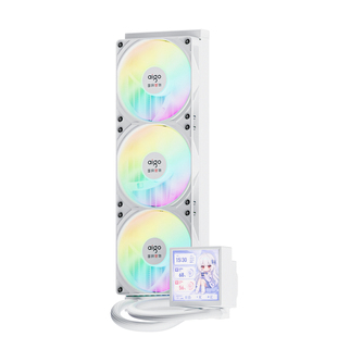爱国者冰魄R360PRO一体式水冷CPU散热器LCD高清屏幕静音ARGB风扇