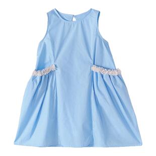 笛莎童装女童连衣裙夏季新款儿童宝宝女孩中童无袖纯棉公主裙薄款
