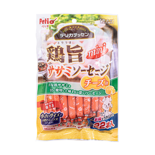 布丁妹妹 Petio派地奥宠物火腿肠狗狗零食芝士鸡肉营养迷你香肠