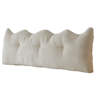 2025丰范床头软包皇冠可拆洗靠背雪尼绒卧室大靠垫网红公主床靠枕