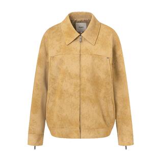 [明星同款]RAIVE可露丽外套2026春季女上衣拉链韩系复古夹克