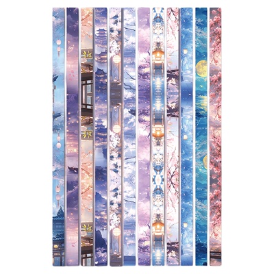 星星条花语流年3D创意折纸幸运星手工纸彩色折纸幸运五角星油画风格小众高级感双面双色高颜值叠纸星星专用纸