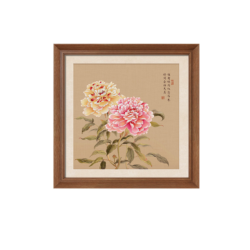 【新中式风】富贵呈祥茶室挂画