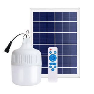精忠报国太阳能户外灯庭院照明灯家用室内一拖二防水led充电灯泡