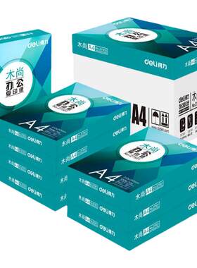 得力绘画双面打印70g整箱复印纸