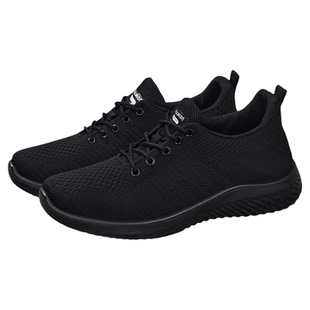 老北京布鞋男夏季网面中老年软底防滑跑步鞋工作旅游休闲爸爸鞋子