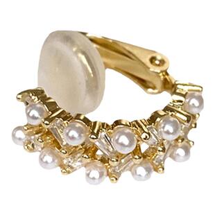 2025百搭多层珍珠耳骨夹韩国气质高级感耳夹无耳洞女法式复古耳饰