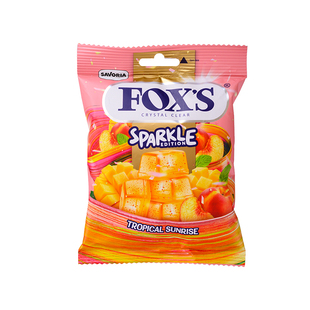 印尼霍士foxs水晶糖四季茶水果糖硬糖糖果零食网红爆款薄荷糖喜糖